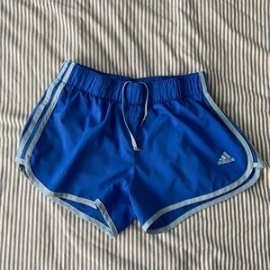 Blue Adidas Track Shorts